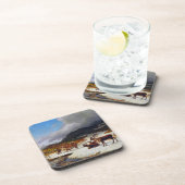 Rentierherde im Norden von Røros Getränkeuntersetzer (Rechte Seite)