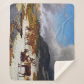 Rentierherde im Norden von Røros Sherpadecke (Vorderseite)