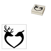 Rentierkunst Liebe Briefmarke Gummistempel (Stempel)