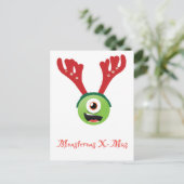 Rentiermonster Postkarte (Stehend Vorderseite)