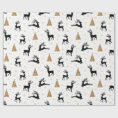 Rentierpapier Geschenkpapier (Flach)