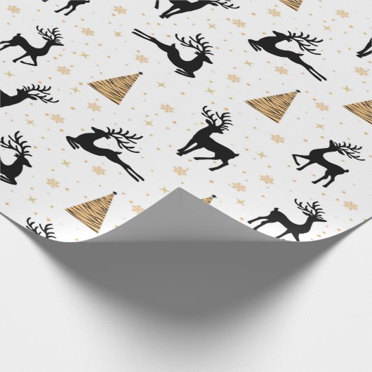 Rentierpapier Geschenkpapier (Ecke)