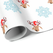 Rentierpapier Geschenkpapier (Rolleneckpunkt)