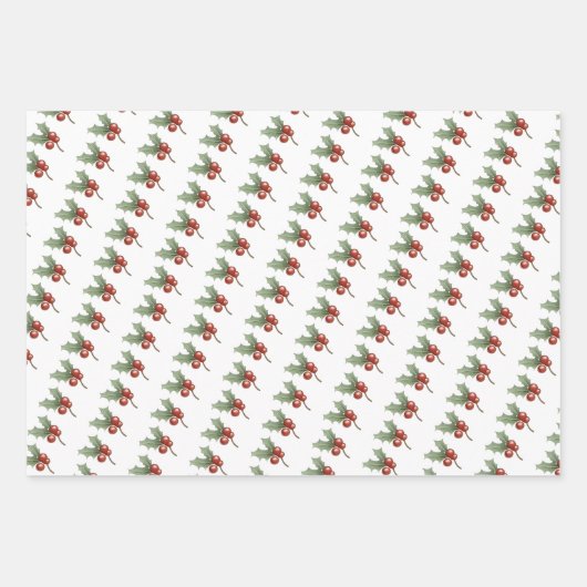 Rentierpapier Geschenkpapier Set (Vorderseite 2)