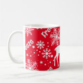 Rentierrot Kaffeetasse (Links)