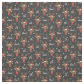 Rentiers Christmas Oh Deer Seamless Pattern Stoff (Muster)
