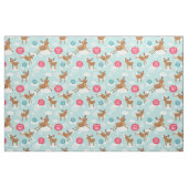 Rentiers Flying Custom Christmas Fabric Stoff (Fat Quarter (45,7 x 55,9 cm))