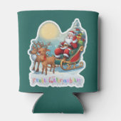 Rentierschlitten mit Rudi - Dosenkühler (Rückseite)