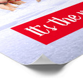 Rentierschweine Poster (Ecke)