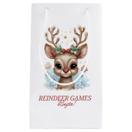 Rentierspiele beginnen! Holiday Gift Bag Kleine Geschenktüte