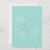 Rentierspiele Feierlichkeiten Einladung (Rückseite)