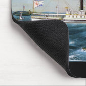 Rentiersteamboat 1850 mousepad (Ecke)