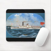 Rentiersteamboat 1850 mousepad (Mit Mouse)