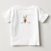 Rentiertee Baby T-shirt (Rückseite)