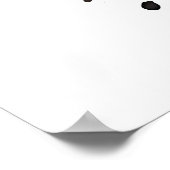 Rentiertinte Malerei Poster (Ecke)