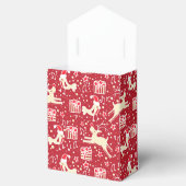 Rentiervogel Rote Weihnachtsweihnachtszeit Geschen Geschenkschachtel (Geöffnet)