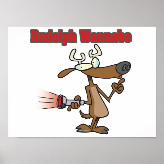 Rentierwannabe Poster (Vorne)