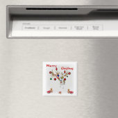 Rentierweihnachtsfest Magnet (In Situ (Geschirrspüler))