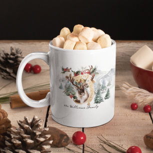 Rentierzucht   Frohe Weihnachten Kaffeetasse