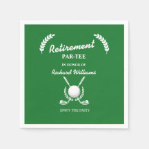 Rentirement Golf Clubs Wreath Themed Party