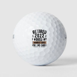 Rentner 2022 Ich habe mein ganzes lustiges Rentena Golfball