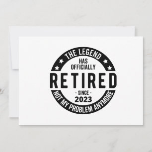 Rentner 2023 Kaffeetasse Einladung