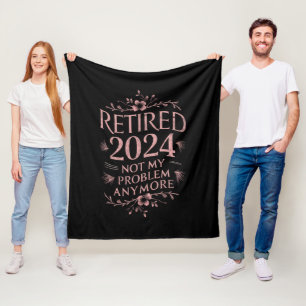 Rentner 2024 Nicht Mein Problem Mehr Ruhestand Fleecedecke