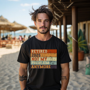 Rentner 2025 für Männer und Frauen im Ruhestand Vi T-Shirt