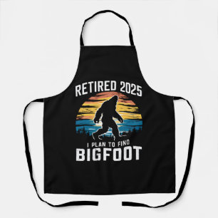 Rentner 2025 Ich Plane Bigfoot Ruhestand Zu Finden Schürze