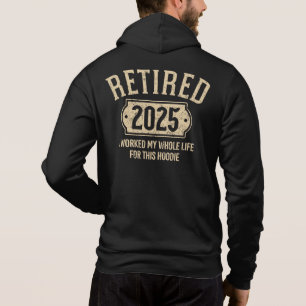 Rentner 2025 Rentenbeginn gearbeitet für dieses Le Hoodie