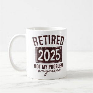 Rentner 2025 Ruhestand Für Männer Frauen Humor Kaffeetasse