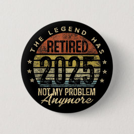 Rentner 2025 Spaß Männer Frauen Button