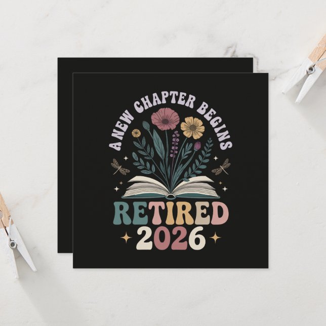 Rentner 2026 Ein neues Kapitel beginnt (Vorderseite/Rückseite Beispiel)