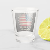Rentner 2026 nicht mehr mein Problem US-Flagge Schnapsglas (Rückseite)