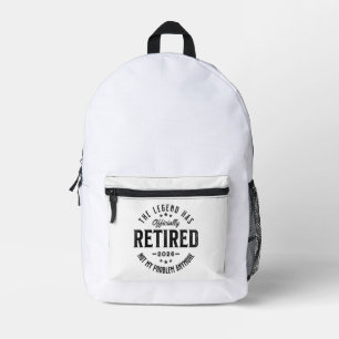 Rentner 2026 nicht mehr mein Problem Vintage Retro Bedruckter Rucksack