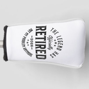 Rentner 2026 nicht mehr mein Problem Vintage Retro Golf Headcover
