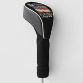Rentner 2026 Nicht Mein Problem Mehr Golf Headcover (angewinkelt)