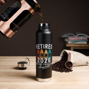 Rentner 2026 Nicht Mein Problem Mehr Hawaii Palme Trinkflasche