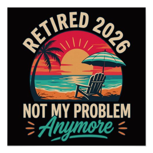 Rentner 2026 Nicht Mein Problem Mehr Poster (Vorderseite)