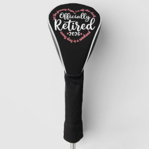 Rentner 2026 Renten Herz Liebe Feier Golf Headcover