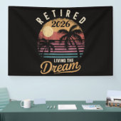 Rentner 2026 Traumruhestand Banner (Messe)