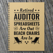 Rentner Auditor Funny Retirement Notizblock