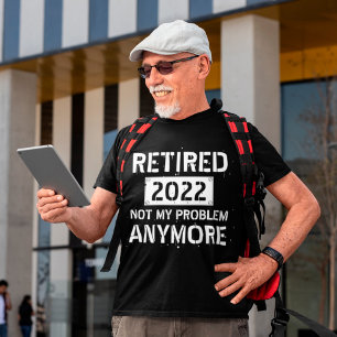 Rentner benutzerdefiniertes Jahr nicht mehr mein P T-Shirt