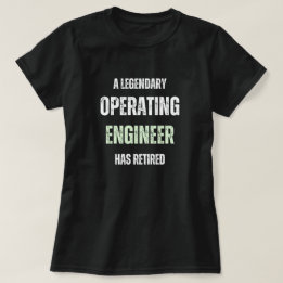 Rentner Betriebsingenieur vintage Rentenübergabe T-Shirt