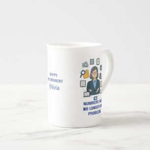 Rentner-Buchhalter-Tasse – Lustiges Rentner-Gesche Porzellantasse