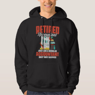 Rentner Buchhaltung Rentner Ruhestand Hoodie
