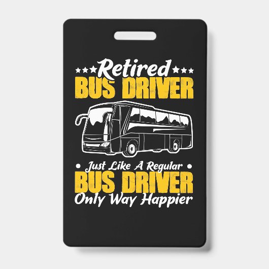Rentner Busfahrer Ausweis (Vorderseite)