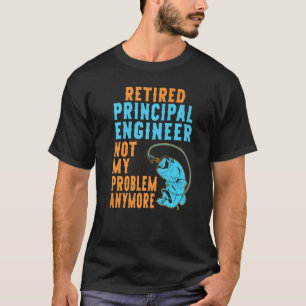 Rentner-Cheftechniker-Angeln  Ruhestand T-Shirt