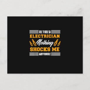 Rentner Elektriker Nichts Schockiert Mich Mehr Ges Postkarte