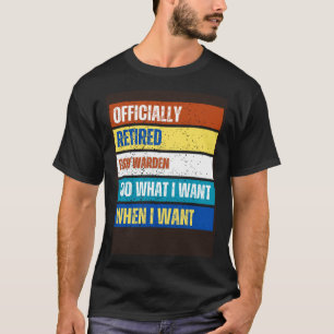 Rentner Fisch Aufseher Ruhestand Rentner Fisch Au T-Shirt